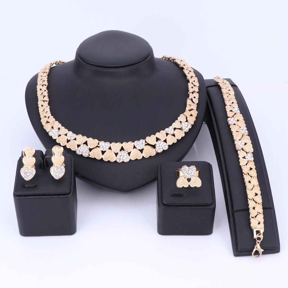 Set Gioielli Donna In Argento Sterling 925 Con Serpente E Zirconi | Collana 41+4 Cm E Orecchini | Confezione Regalo In Velluto | Yumilok Y40-095